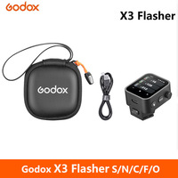 Godox X3 Flasher TTL HSS 2.4G Wireless Flash Trigger OLED Touch Screen Transmitter Quick Charge for Canon Nikon Sony Fujifilm