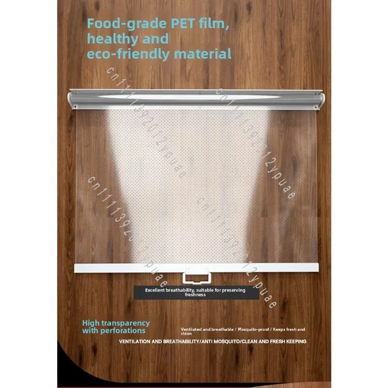Clear Dustproof Roll Curtain, Cold Room Refrigerated Cabinet Isolation Door Curtain for Thermal Insulation