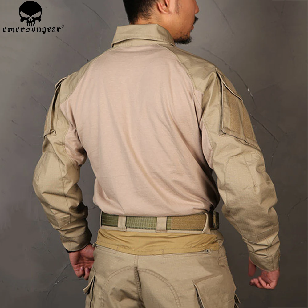 قميص قتالي متعدد التمويه من EMERSONGEAR ، ملابس صيد سوداء ، G3 BDU ، Airsoft التكتيكي ، تدريب إيمرسون ، معسكر ، Wargame