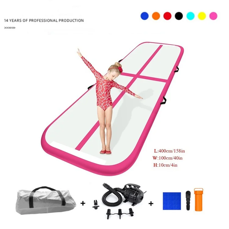 3M 5M 6M 8M 10M 12M Inflatable Gym Air Tumble Track Tumbling Mat Home Airtrack for Gymnastics Protective Flooringpromote sales