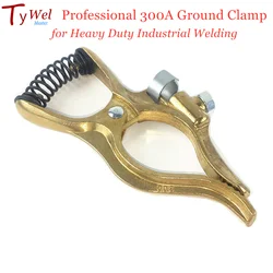 Professional 300A Welding Ground Clamp for Industrial MIG MMA TIG Plasma Submerge Earth Cable Holder Heavy Duty G Welder Clamp