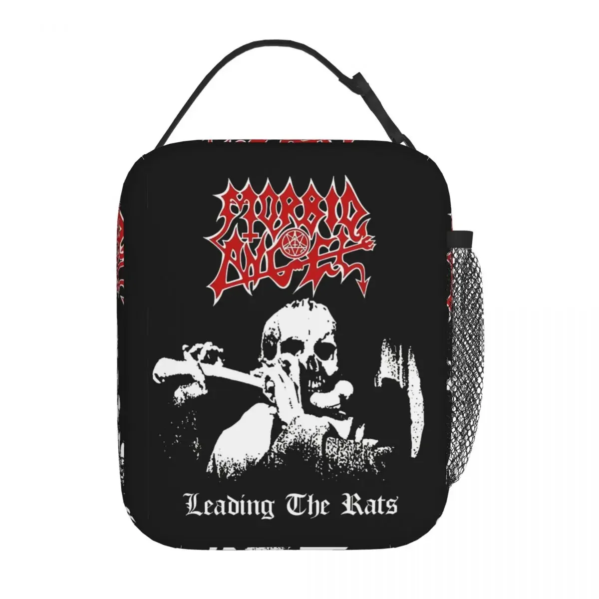 

MORBID ANGEL Rock Music Insulated Lunch Bags Storage Food Box Leakproof Cooler Thermal Lunch Box For Travel