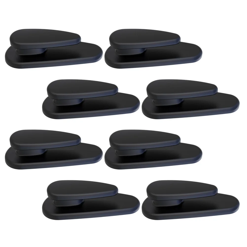 

8Pcs Car Hooks High-Quality ABS Durable Practical Use for Headset Data Cable Keys Decorate Vehicle Interior Multifunctional