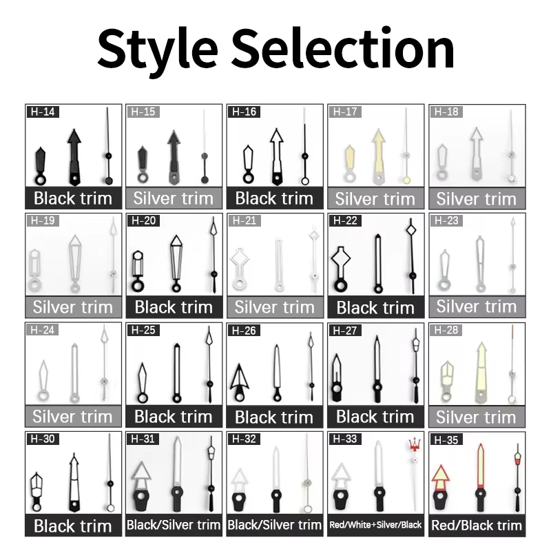 Juego de manecillas de reloj verde C3 Lume SKX copo de nieve negro/plata apto para movimiento NH34 4R36 SKX007 SRPD Turtle Mod piezas de repuesto