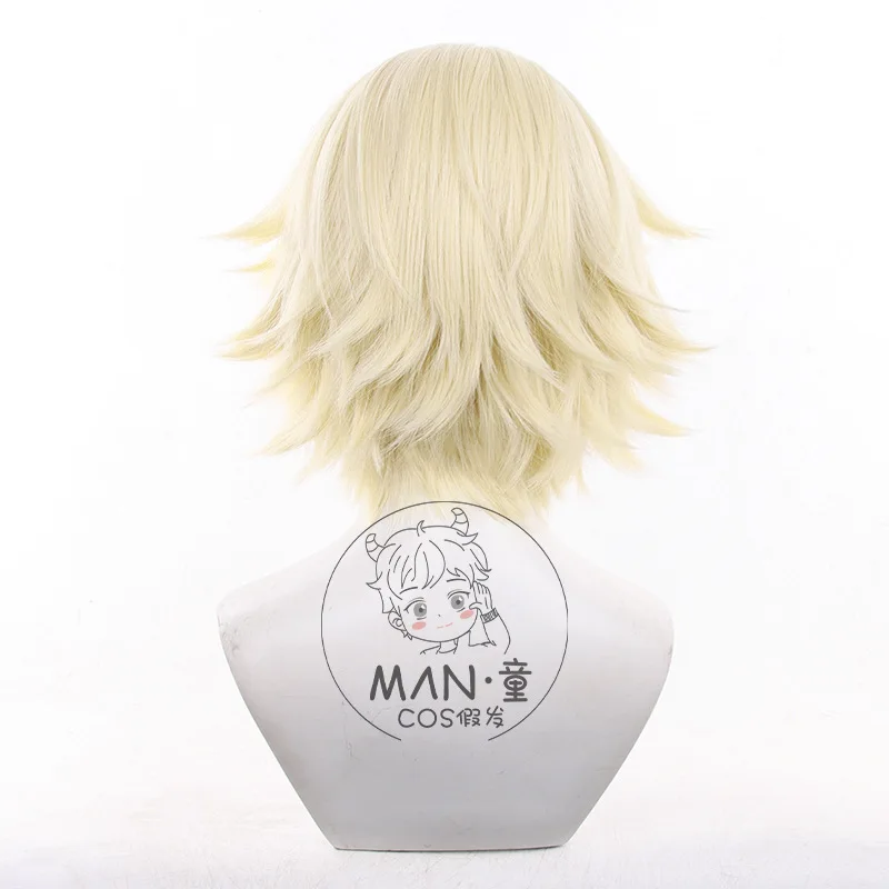 Identity V プロスペクター 真実を超えて コスプレウィッグ 頭皮 スパイキー ショートヘア ハロウィン ギフト