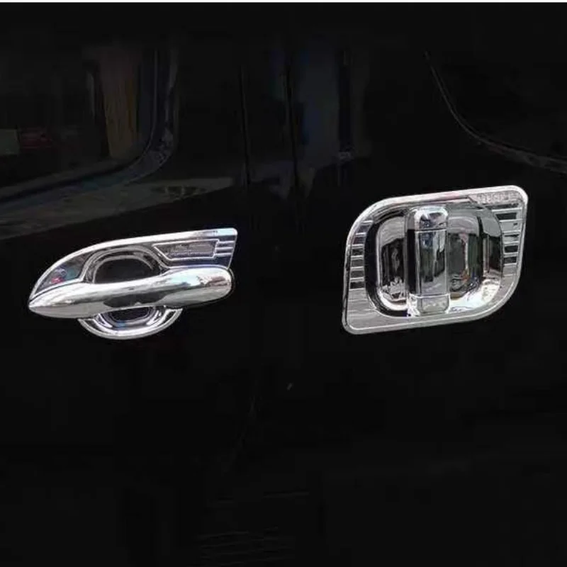 Для Toyota Hiace 300 Series 2019-2022: хромированные накладки на боковые зеркала заднего вида из АБС-пластика задний стеклоочиститель передние противотуманные фары фонарь багажника и двигателя