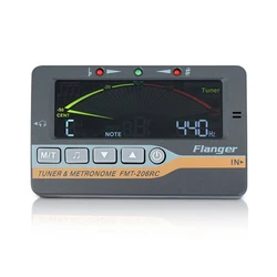Flanger FMT-206RC Guitar Colour Proofreader 12 Equal Tempo Tuning Machine Electronic Beat Tuner Guitar Violin Piano Ukulele