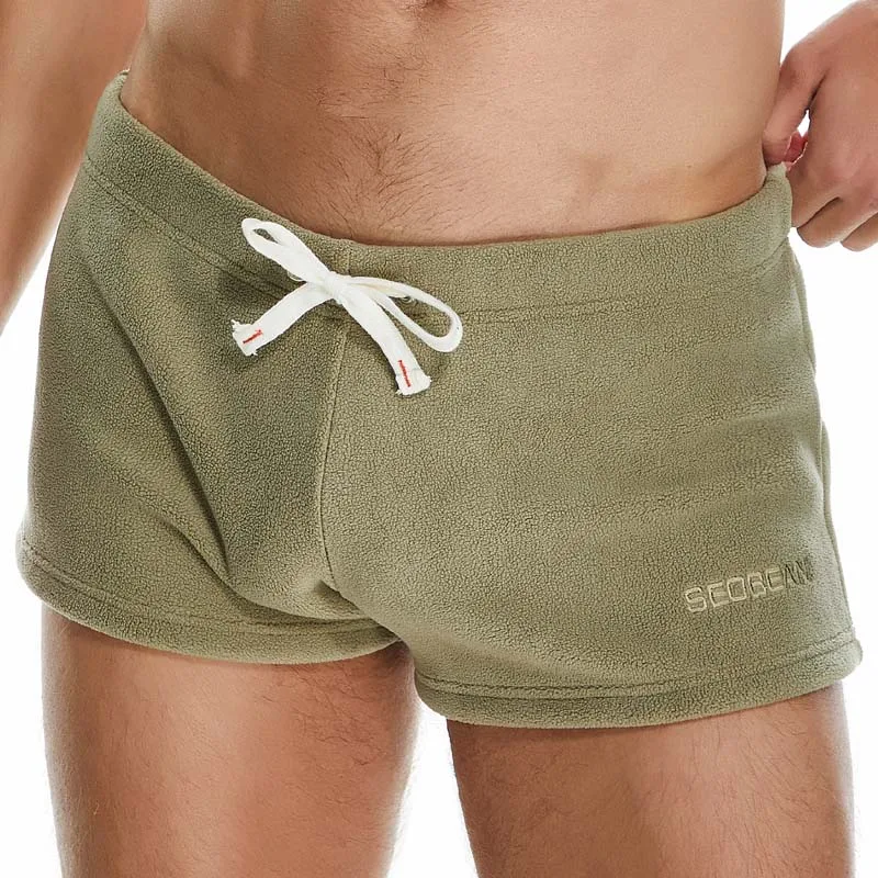 2023 New Men Arrow Pants Loose Homewear Shorts Men Boxer Shorts Drawstring Gym Fitness Jogging Shorts Pajama Pants Sleep Bottoms