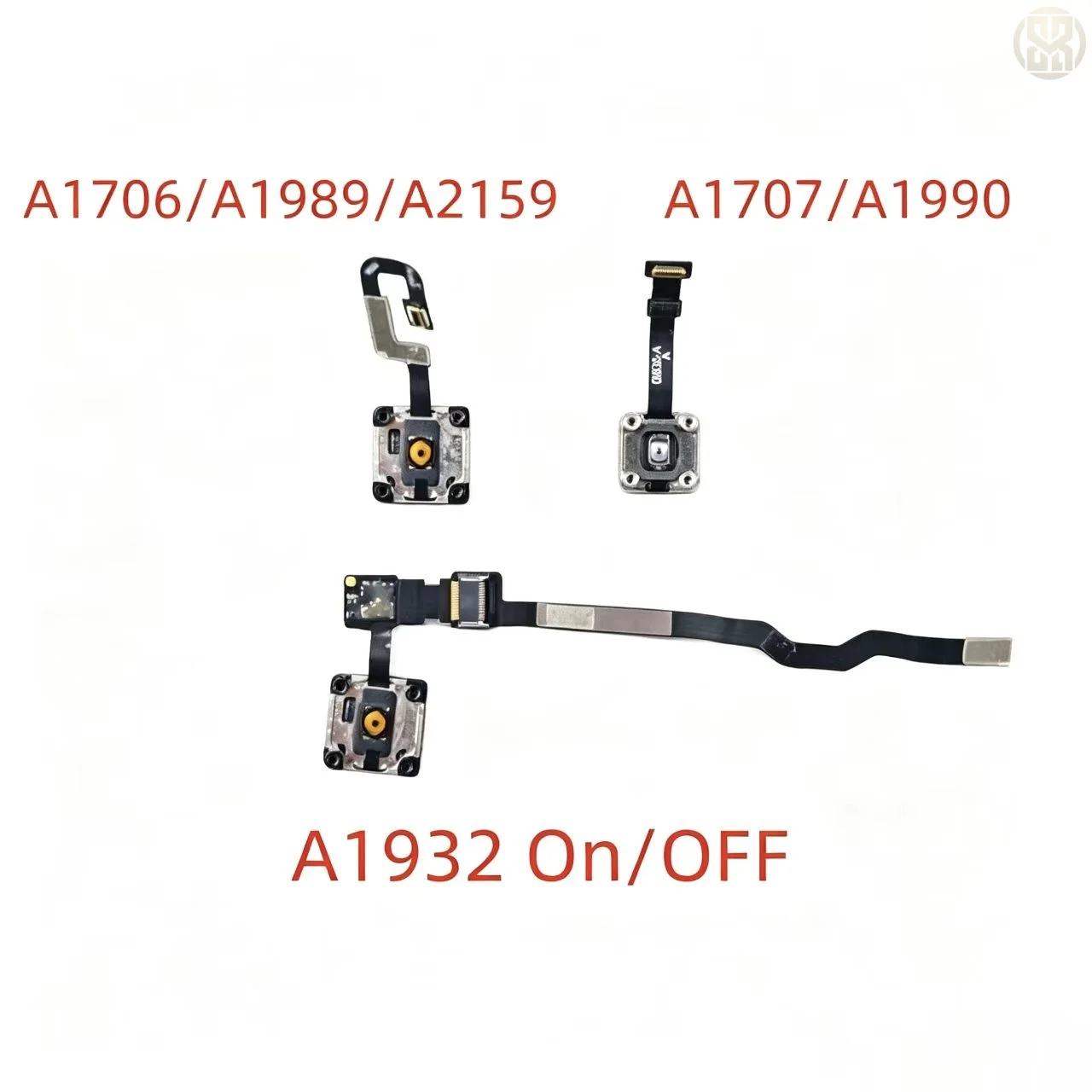 For MacBook Air Pro Touch ID Power ON/OFF Button Use For A2338 A2179 A2141 A2337 A1706 A1989 A2159 A1707 A1990 A1932