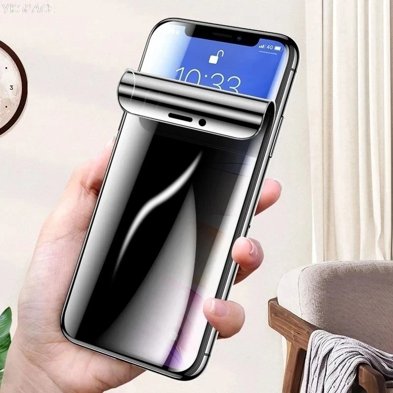 5 قطعة فيلم هيدروجيل مضاد للتجسس لهاتف آيفون 13 12 15 16Pro Max 8 7 Plus واقيات شاشة الخصوصية لهاتف iPhone 11 14 Pro XS MAX X XR SE #4