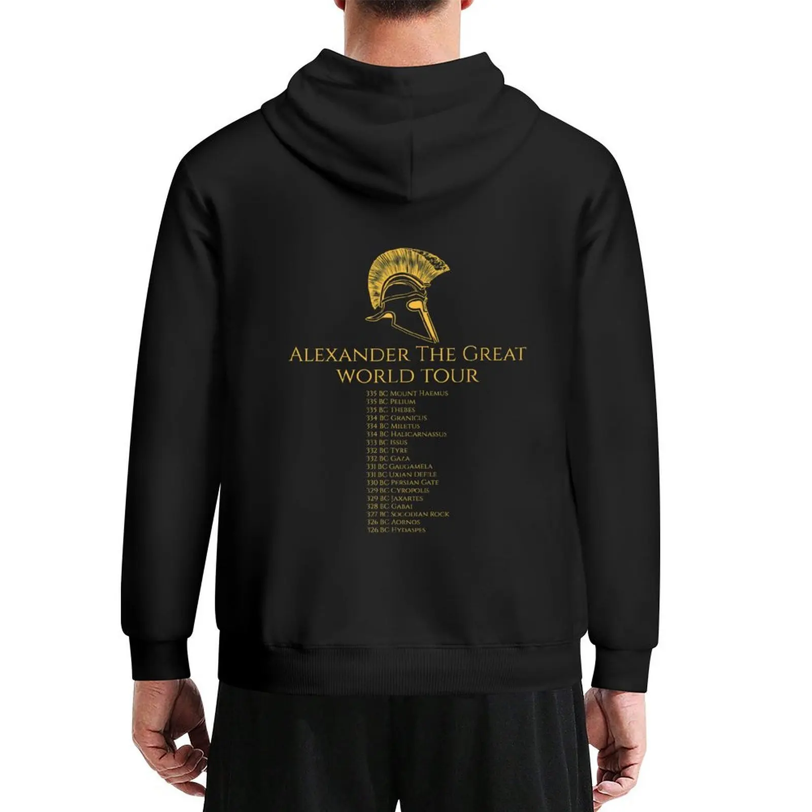 

Alexander The Great World Tour Hoodie korean autumn clothes fashion men korean style clothes men clothes hoodie graphic