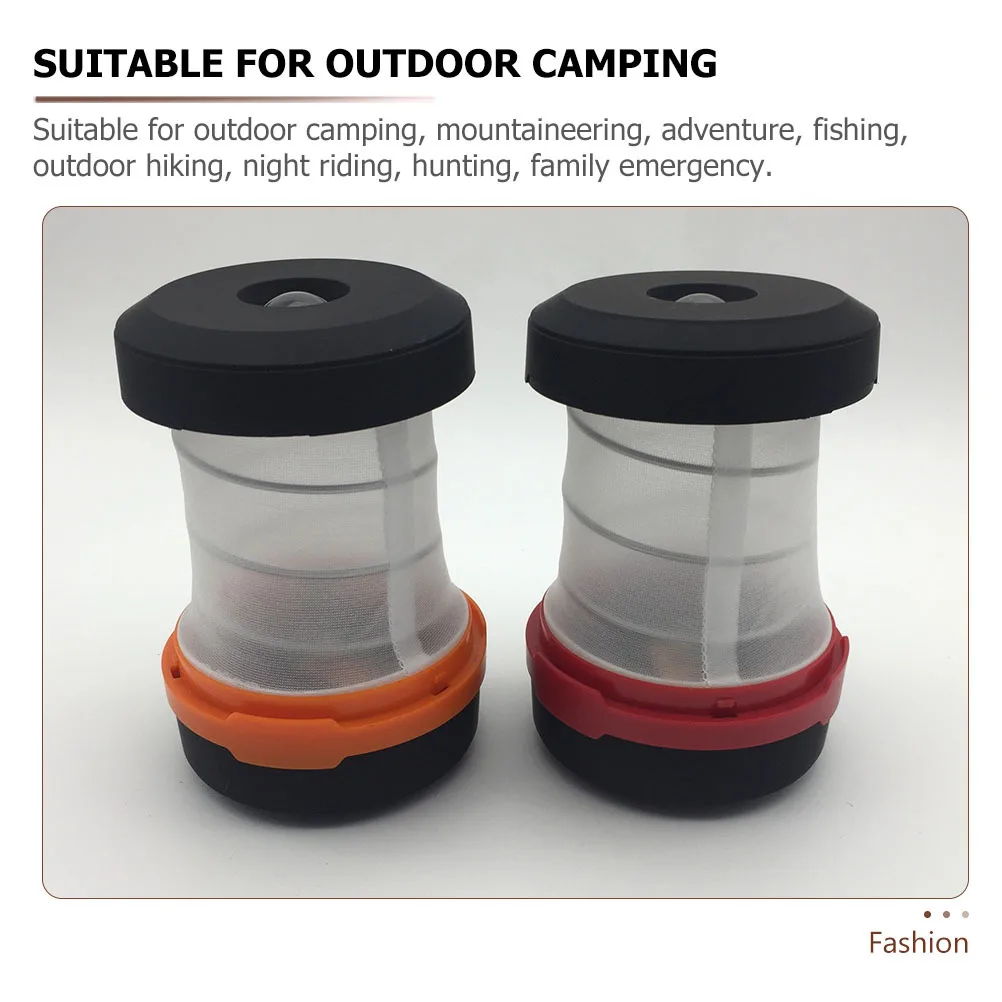 1Pcs LED Camping Tent Lamp Portable Handheld Outdoor Light Folding Lantern High Brightness Multi-Functional