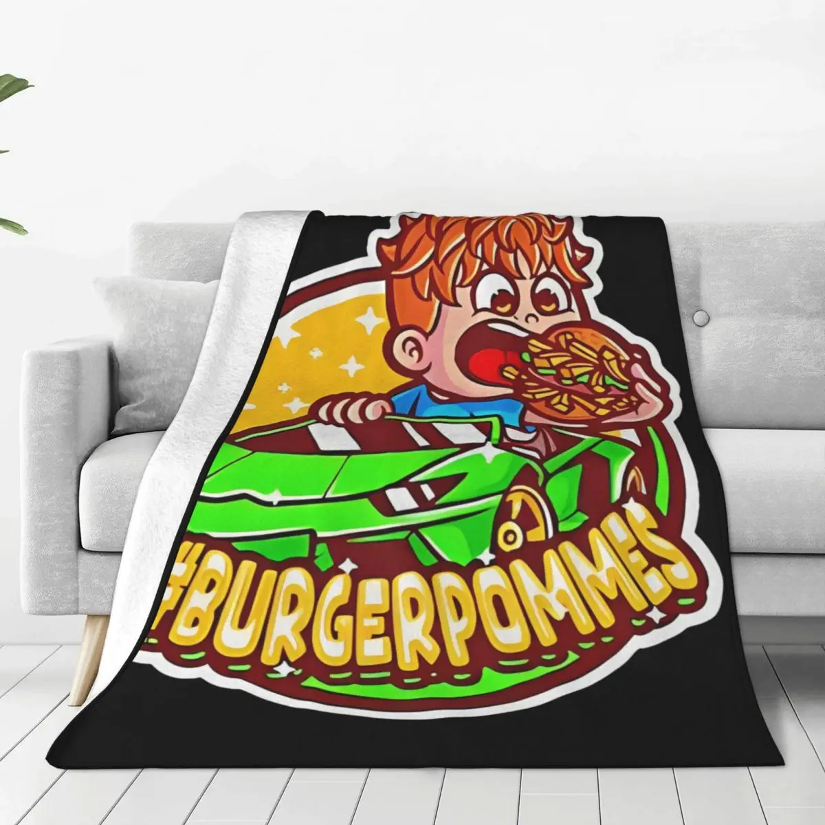 Burgerpommes ICrimax 2024 New Songs Blankets Fleece Printed Cartoon Cozy Lightweight Thin Throw Blanket for Bedding Travel Quilt