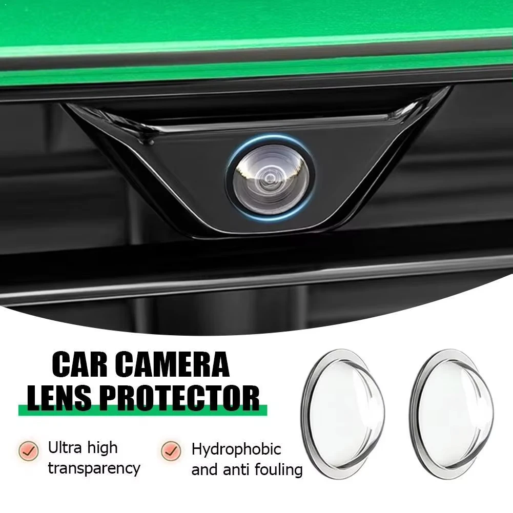

2PCS Car Camera Lens Protector Advanced Scratch Car Camera Lens Guards Waterproof And Dustproof Protection Accessories
