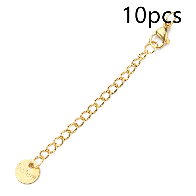 PVD Never Fade RVS Kreeftgespen Springringen Eindklem Stopper Kraal Verlengkettingen Ketting Armband Sieraden maken