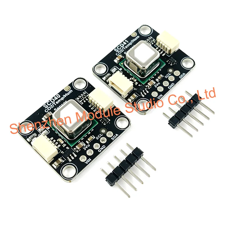 1pcs SCD41 Gas Sensor Module Detects CO2 Carbon Dioxide Temperature and Humidity Sensor I2C Communication SCD40 Gas Sensor Modul