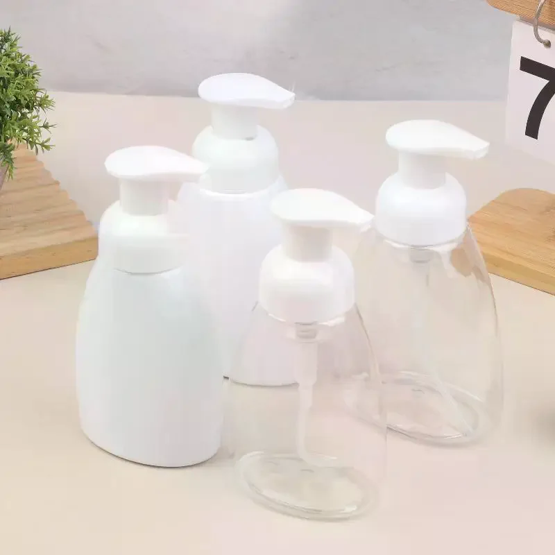 250/300 ml Kunststoff Schäumende Flasche Seife Mousse Flüssigkeit Spender Schaum Shampoo Lotion Dusche Gel Schaum Pumpe Kosmetische leere Flaschen
