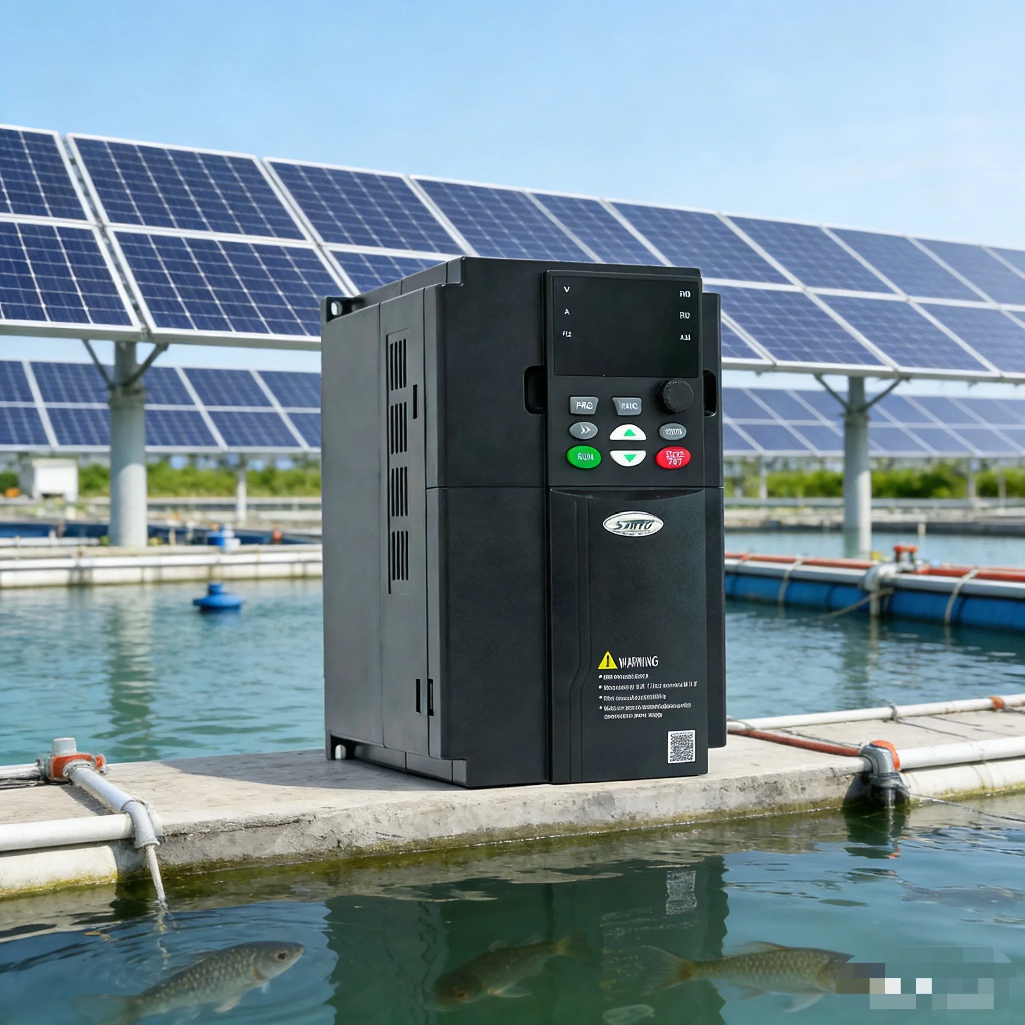 SANYU Fishpond Aquaculture On-grid Off-grid Solar Photovoltaic 900v 1000v , 7.5KW  Water Pump Frequency Converter Inverter