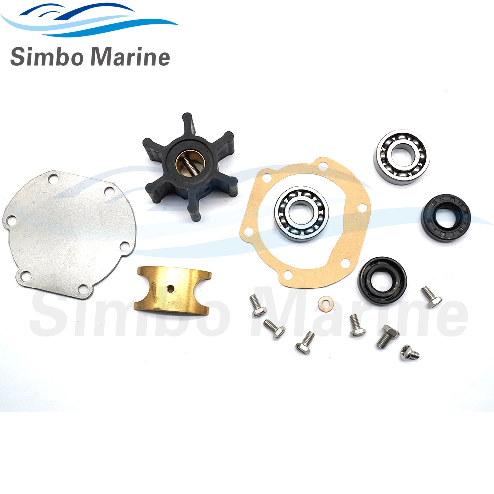 829895 Raw Sea Water Pump Repair Kit Replaces Volvo Penta Marine Engine Models 21951370 3580945 3593654 10-35098 10-24463