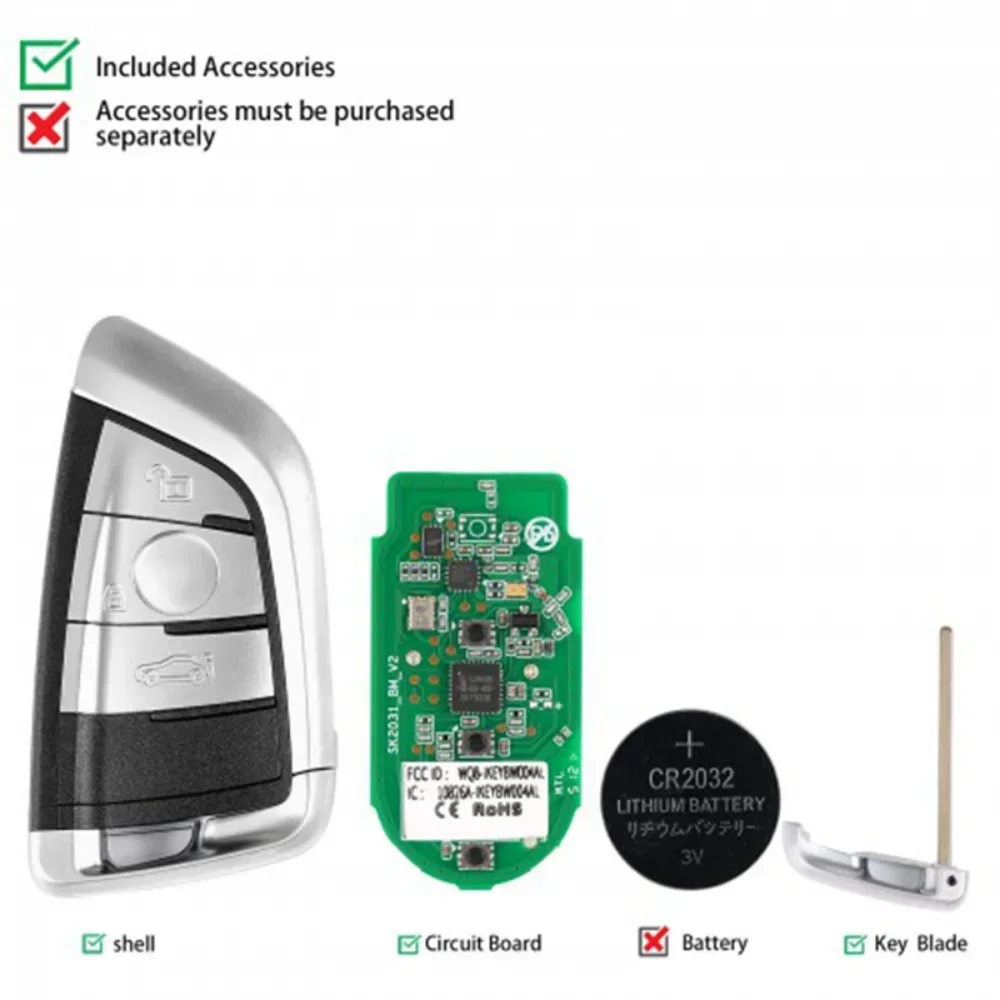 Autel IKEY Series uniwersalny inteligentny klucz zdalny używany z programatorem kluczy KM100 IM508 dla BMW/Hyundai/Nissan/Chryslers/Ford/Hyundai