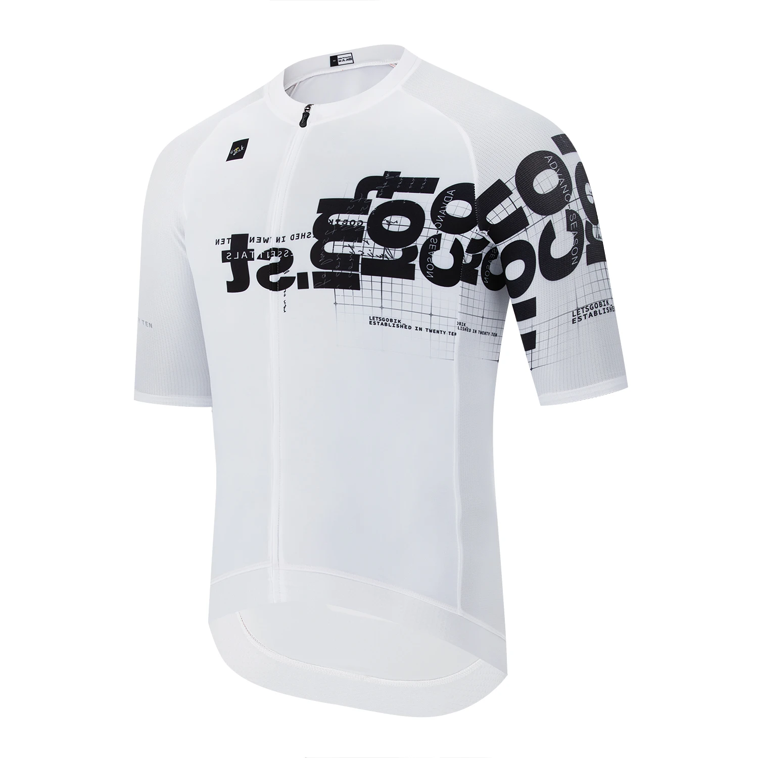 AliExpress RAUDAX Summer Men's Short Sleeve Cycling Jersey Breathable Quick Drying White Cycling Top High Quality Road Bike Riding Clothing