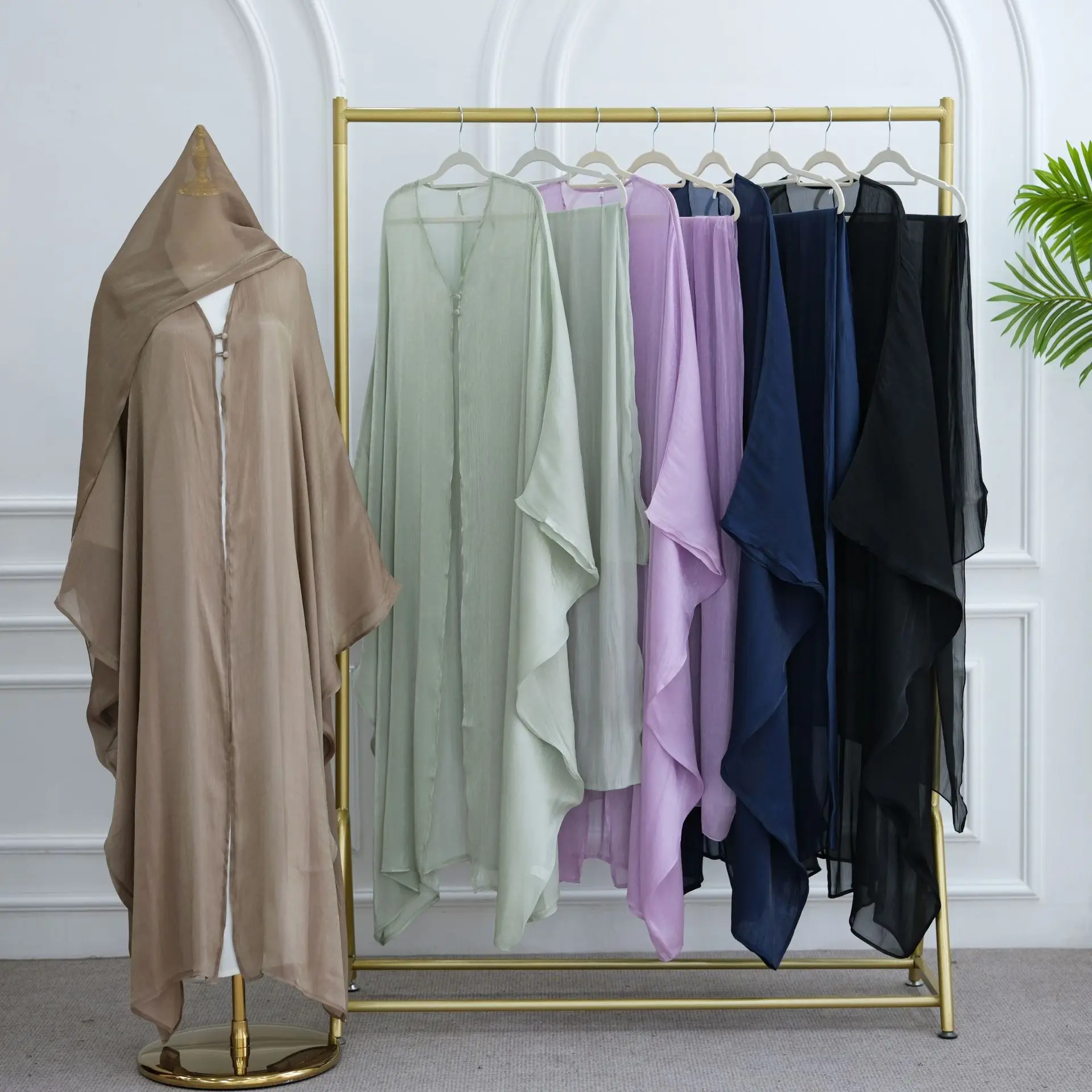 

Muslim Women Hijab Dress Open Abaya Set Dubai Kaftan Turkey Robe Kebaya Kimono Cardigan Islam Clothing Jalabiya Caftan Arab