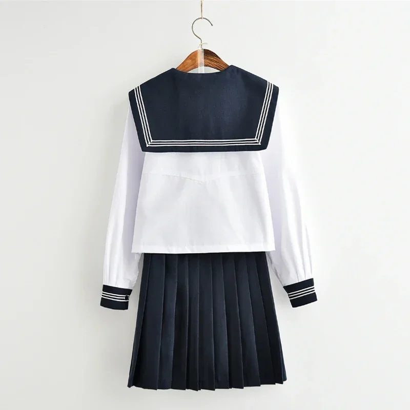 Uniforme Estudante Branco, Classe Japonesa Marinha Marinheiro Uniformes Escolares, Estudantes Roupas para Meninas, Anime COS Sailor JK Navy Suit