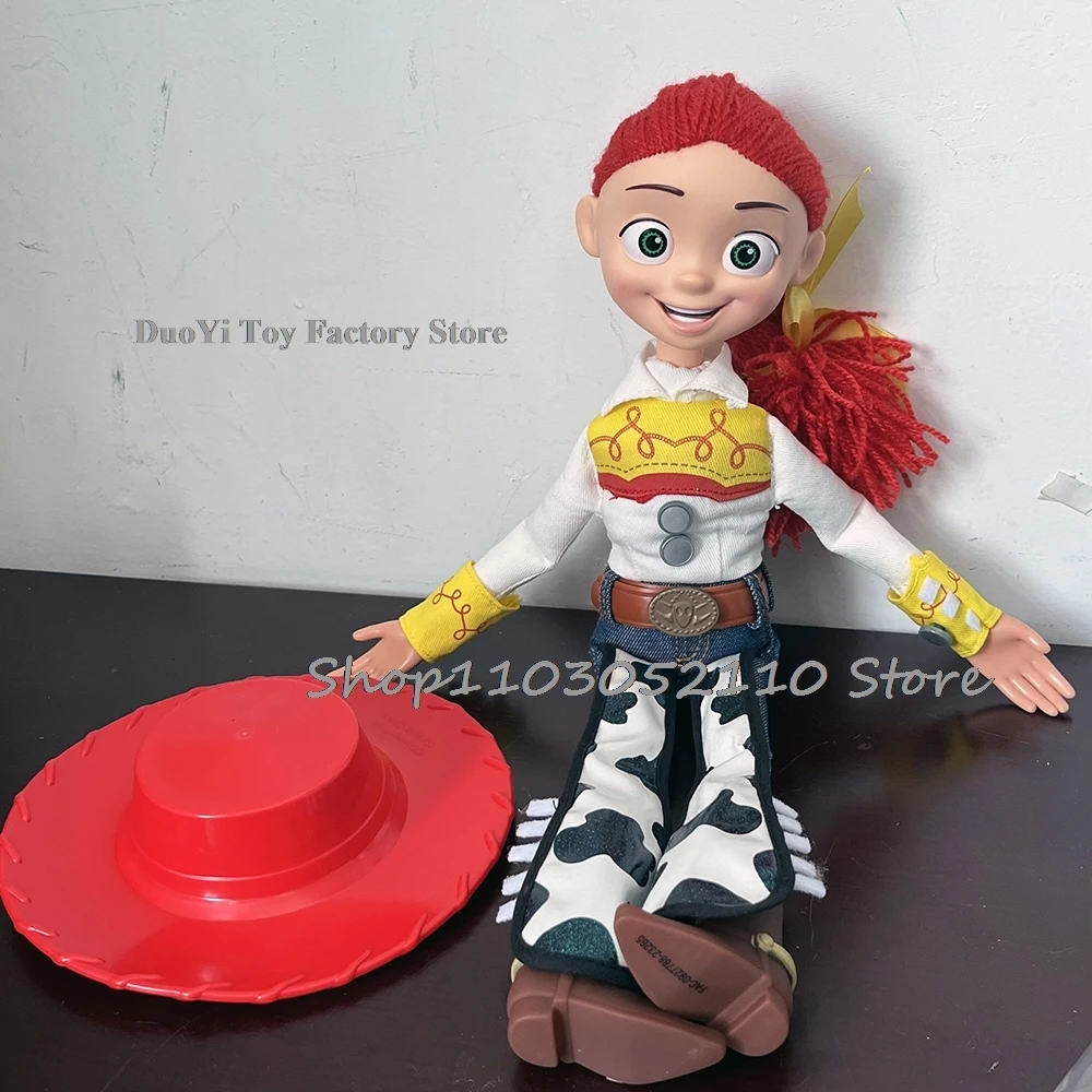 لعبة قصة 4 تالاندي وودي جيسي Actionfigur Sjungande Mjuk Somt Animefigur Dekoration Foddelsedagsmodell Presentleksaker هدية لطيفة