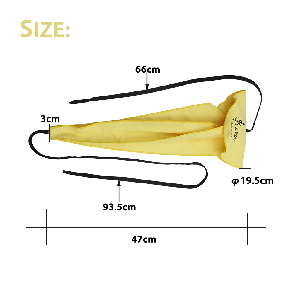 Langlebiges Saxophon-Abmessungsstreifentuch, Reinigungswerkzeug, Musikinstrument, Rohrreinigungstuch, Zubehör für Holzblasinstrumente