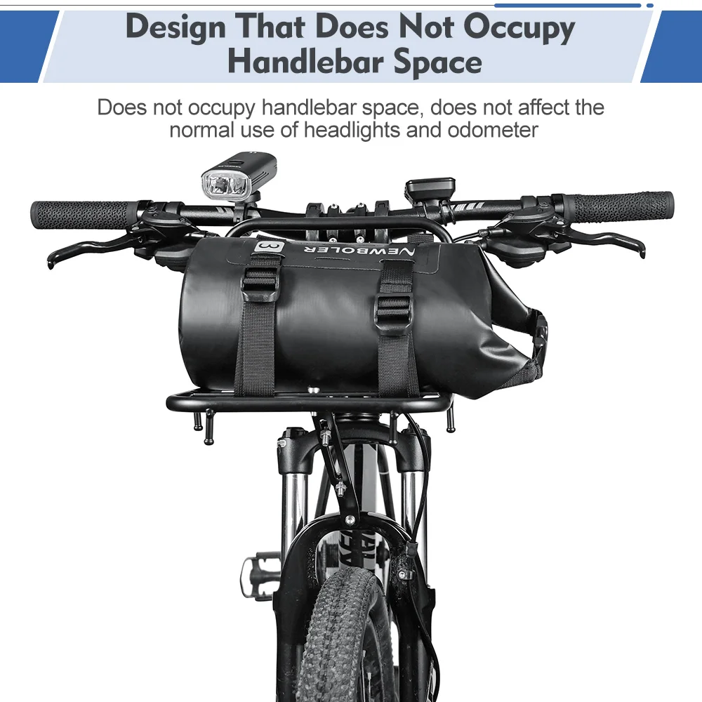 NEWBOLER 10л сумка для велосипеда из алюминиевого сплава MTB велосипедная передняя стойка корзины сумка полка для багажа аксессуары для велосипеда 15 кг грузоподъемность