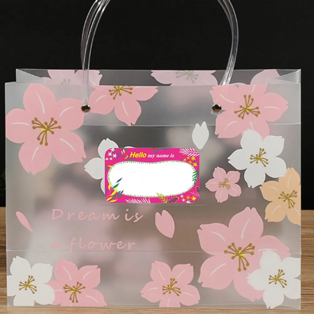 

1 Roll Blank Sticker Labels Self-Adhesive Name Tags for Gifts Jars Containers Name Tag Label Stickers for Home Use