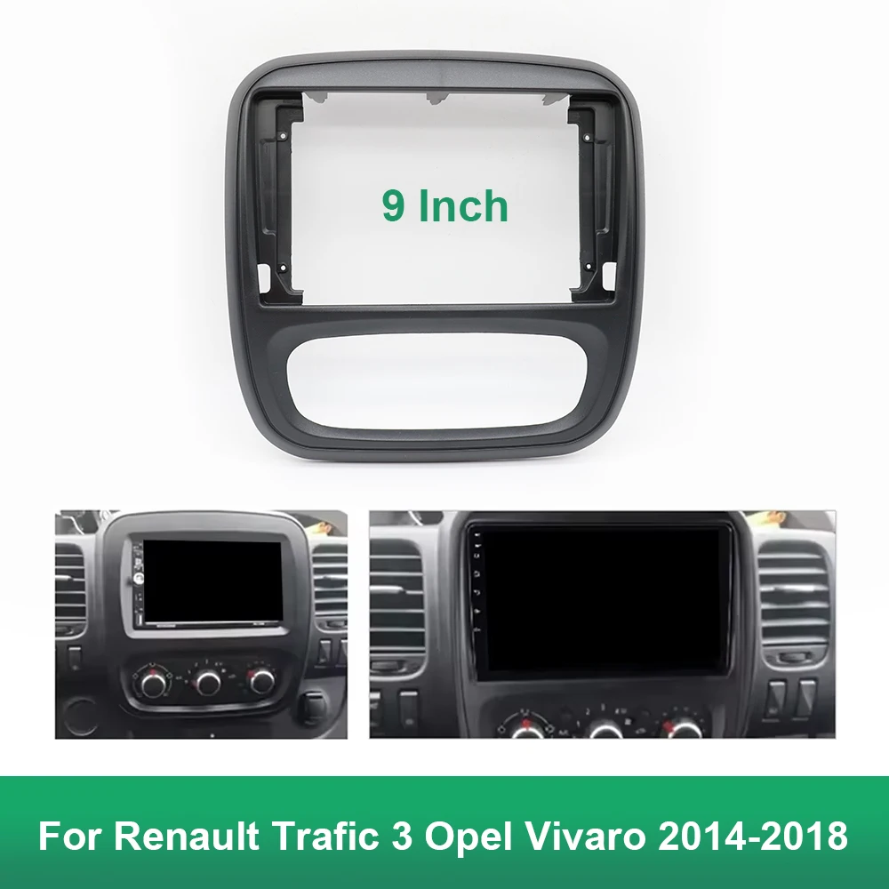 

9 "для Renault Trafic 3 Opel Vivaro 2014-2018 автомобильное радио Fascias GPS MP5 Android стереоплеер 2 Din головное устройство панель приборная панель