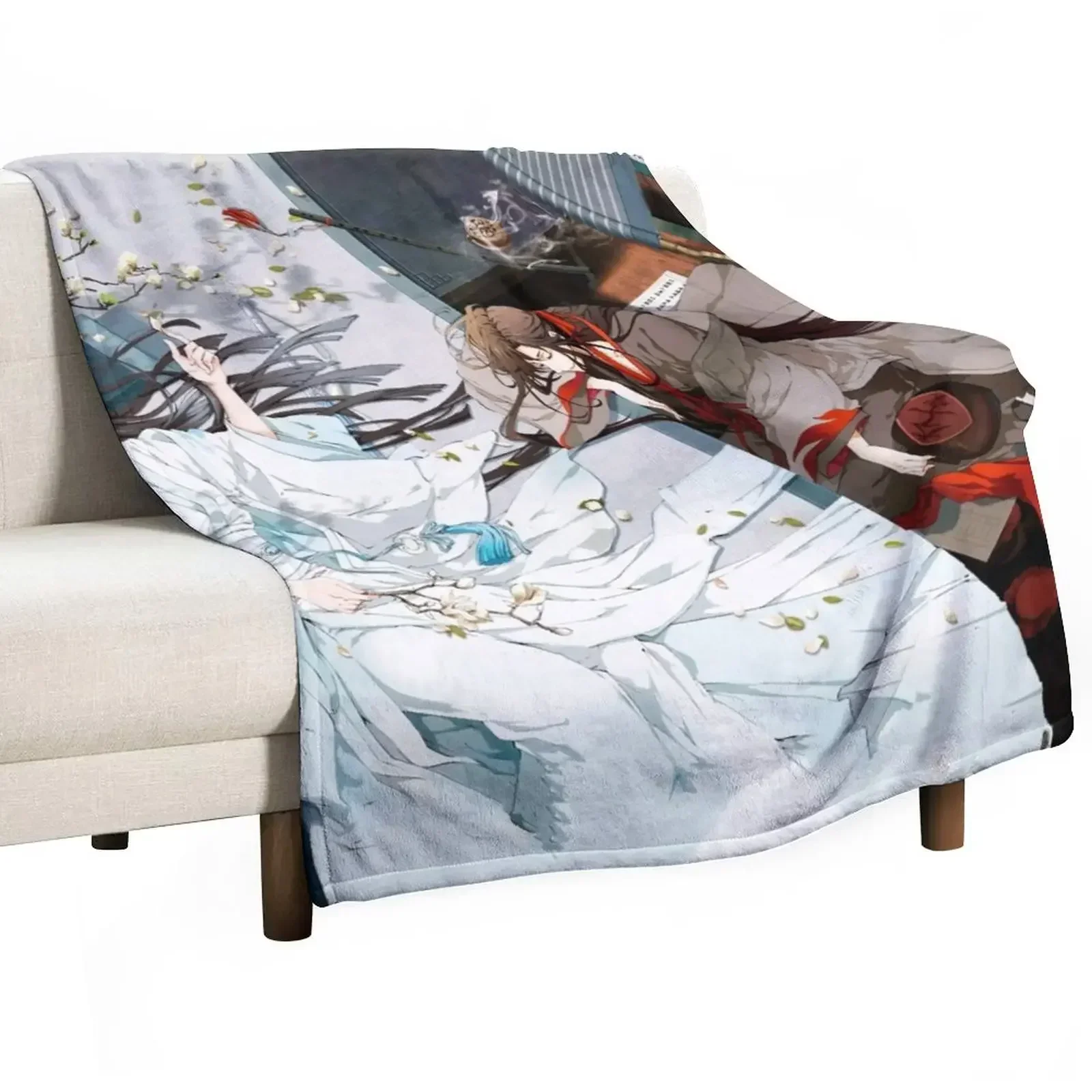 Wangxian In Gusu Lan Throw Blanket for sofa Decorative Sofa Blankets