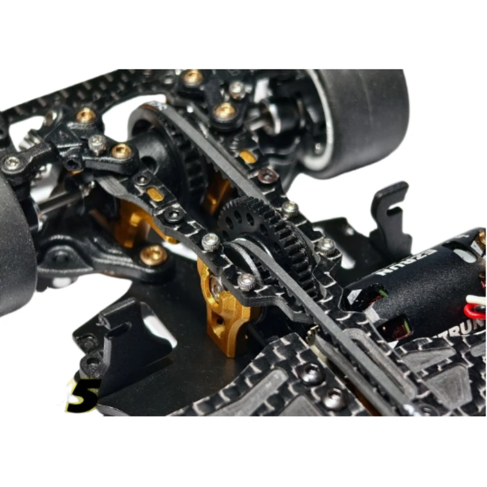 アトミックベルトドライブ4wdシャーシキット、電子なし、BZ5-KIT、BZ5