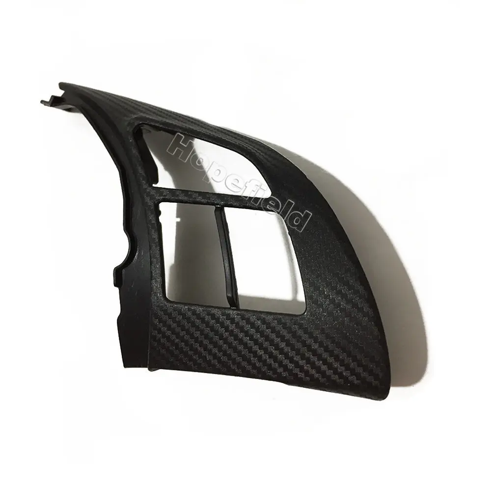 Carbon Fiber Steering Wheel Switch Trim Cover Interior Panel Frame Decoration For mazda cx5 cx-5 KE 2012-2016 car accessories