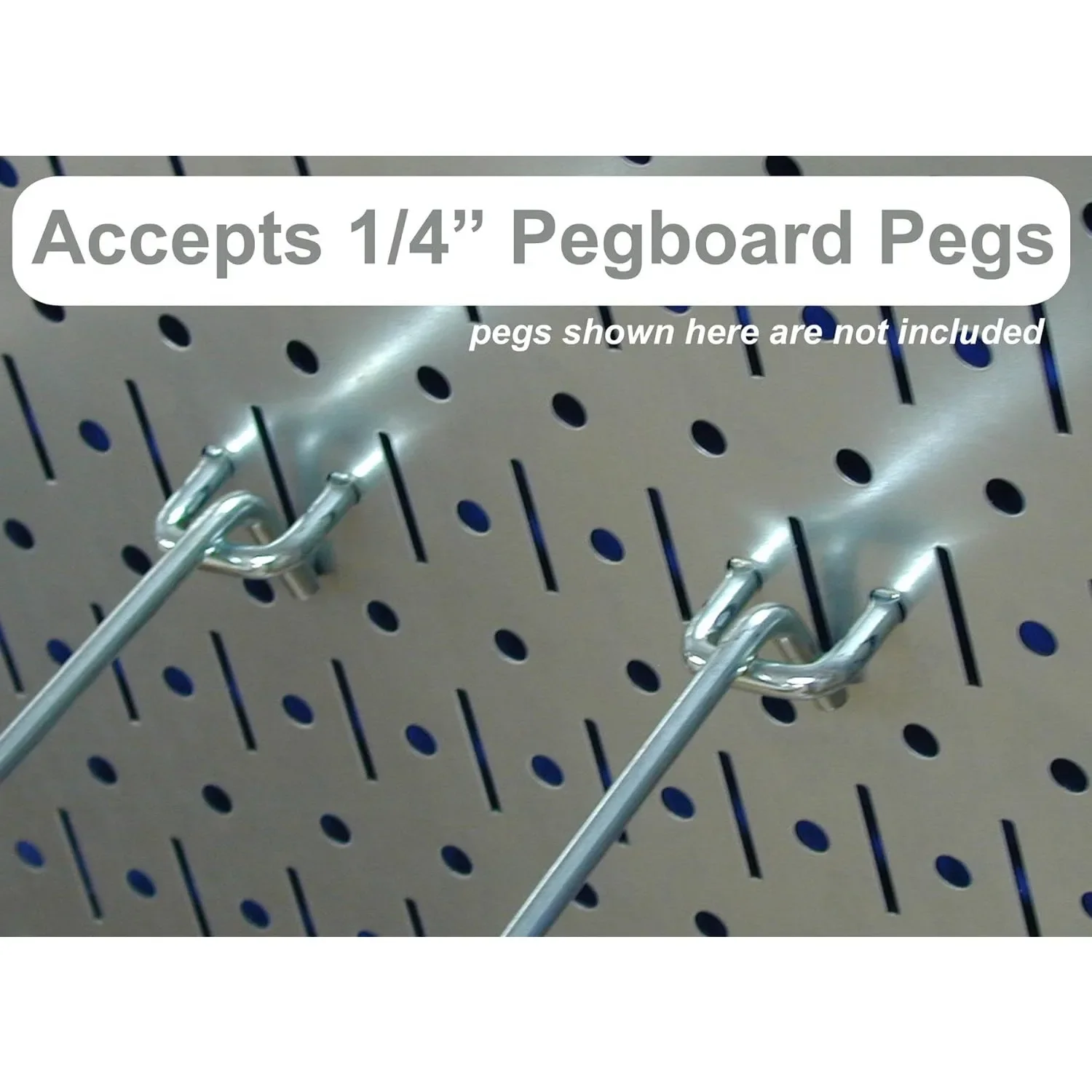 طاولة عمل قياسية للتحكم في الحائط ، منظم أدوات Pegboard معدنية ، أبيض أو أسود ، 30 دولارًا