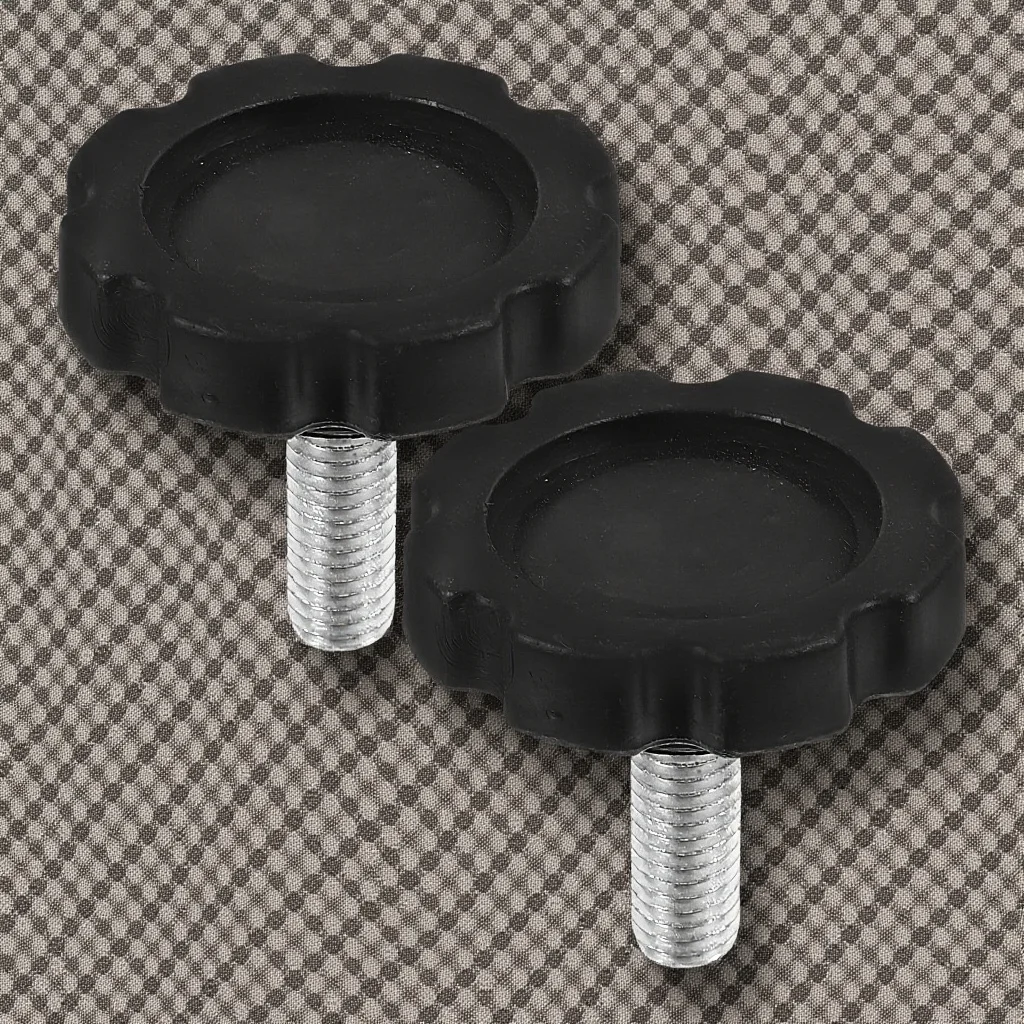 

2pcs Reusable M8 Knob for Umbrella Pole Fastening Durable Patio Umbrella Base Screw Replacement Heavy Duty Leveling Cap