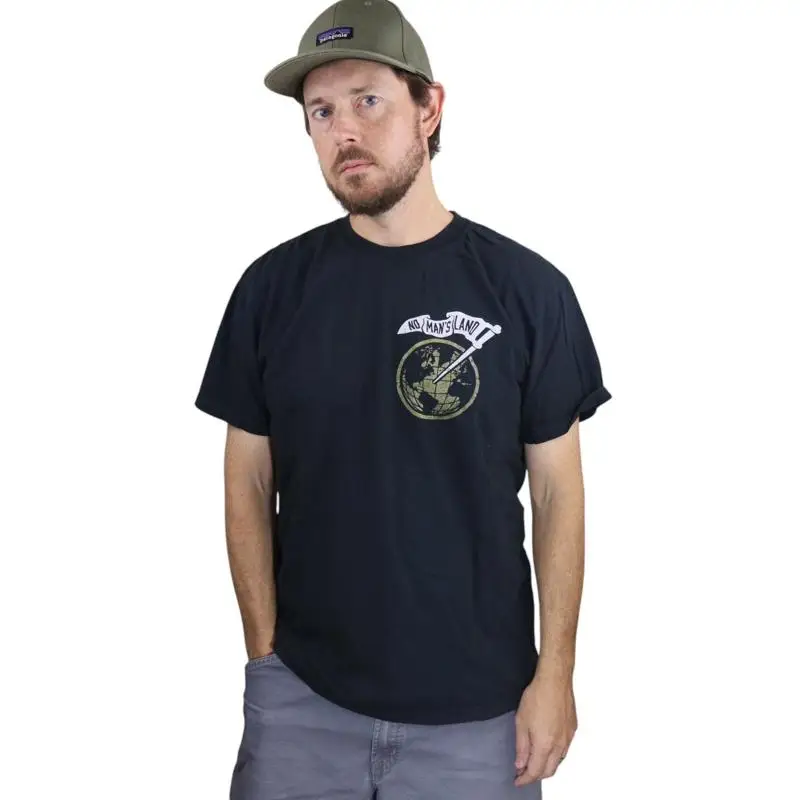 

Футболка No Man’s Land Obscure Skate Video, мужская L, черная футболка Globe Skater Vtg Y2K