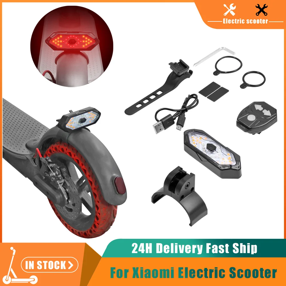 Turn Signal for Xiaomi Electric Scooter M365/1S/Pro/Pro2 Upgrade Turn Signal Remote Control Light Rear Fender Turn Signal Lights