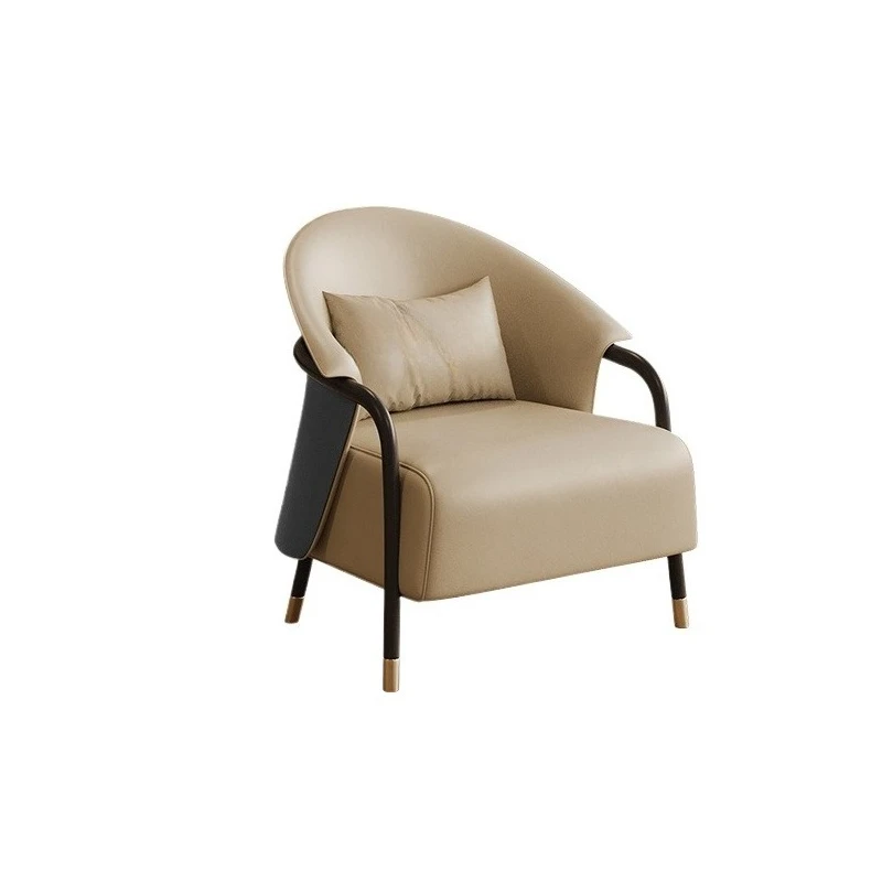 

Reception sofa Modern light luxury club negotiation table and chair combination card seat sofa