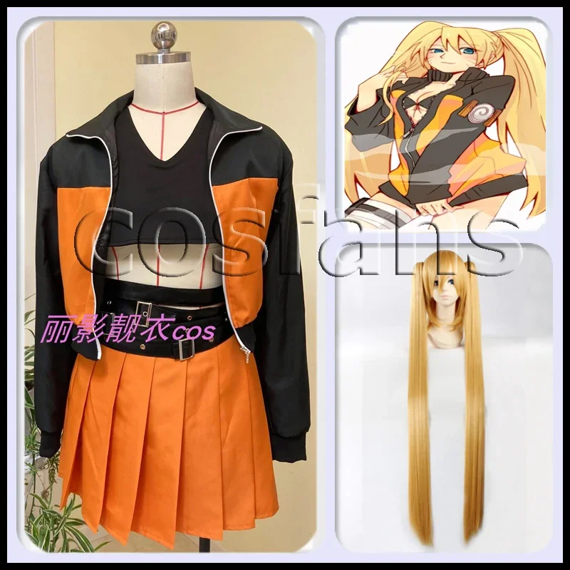 Uzumaki Cosplay Costume Women Uniform Sexy Suit Outfits Halloween Carnival Anime Party Fancy Dress Outfits Customize any Size