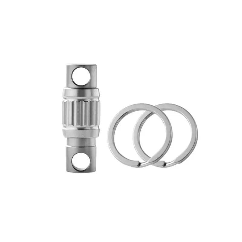 

AEF6-Titanium Alloy Key Chain High-End Spring Lock Car Mini Universal Rotating Ring Buckle