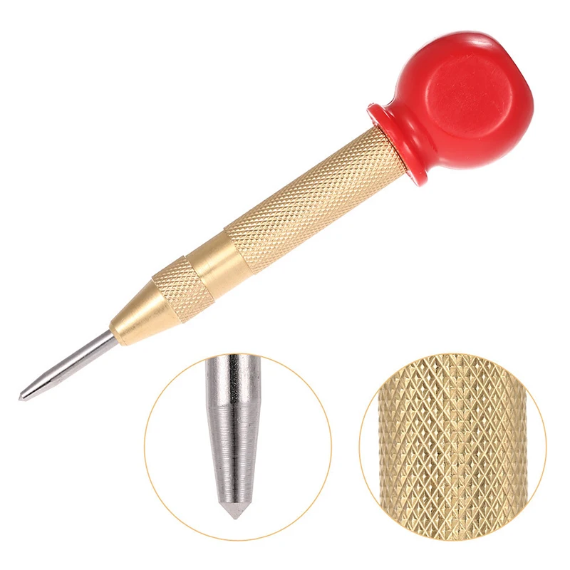 Center Punch Automatic Metal Punch Tool Woodworking Tools Loaded Marker Wood Chisel Joinery Carpenter Tool