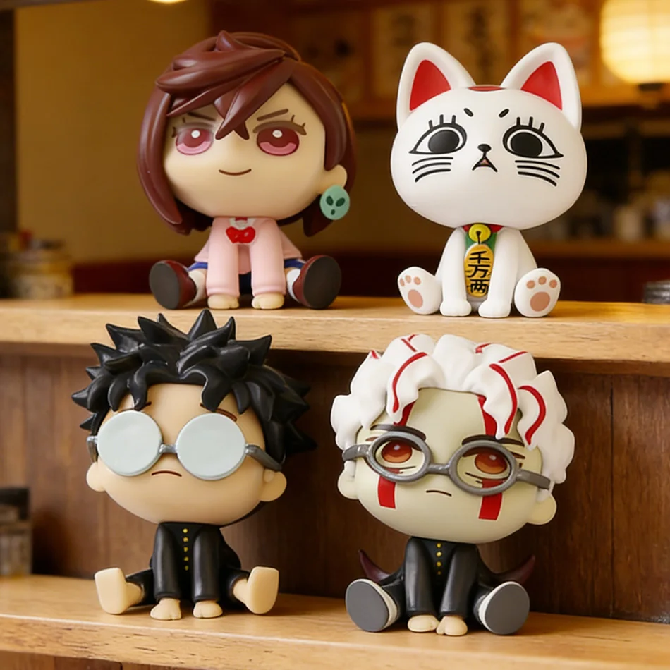 Juego de 4 Figuras de Anime DAN DA DAN de 6 cm, Ayase Momo, Takakura Ken, Modelo de Acción en PVC, Colección de Juguetes, Accesorios de Escritorio, Regalo, Disponible