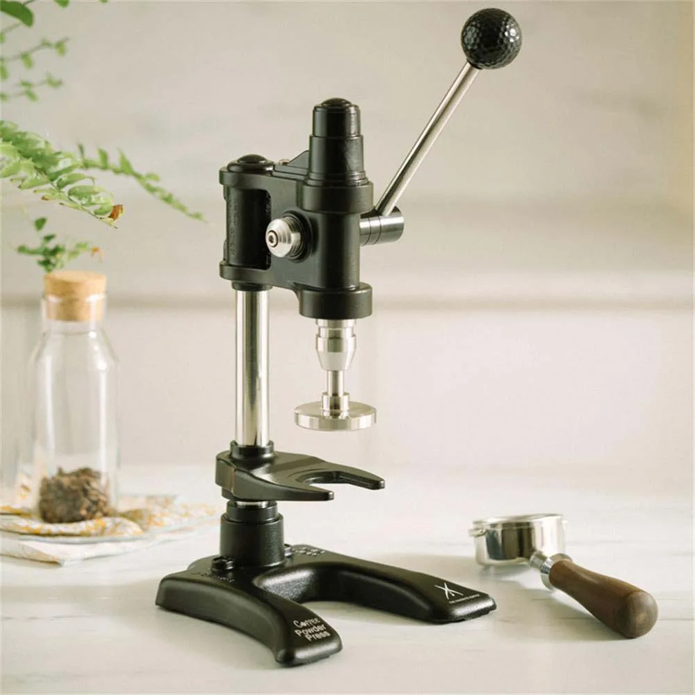 Qutative Coffee Press hine Stainless Steel Powder Press Hammer 58mm Bar Tool