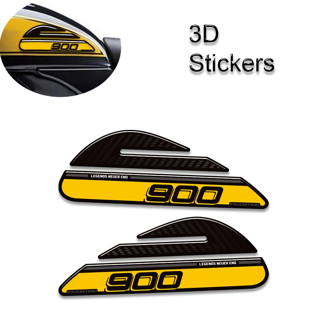 For Z900RS Z900 RS Z 900 Cafe SE ABS 2017-2026 3D Epoxy resin Motorcycle Tank Pad Stickers Protection Decals Kit