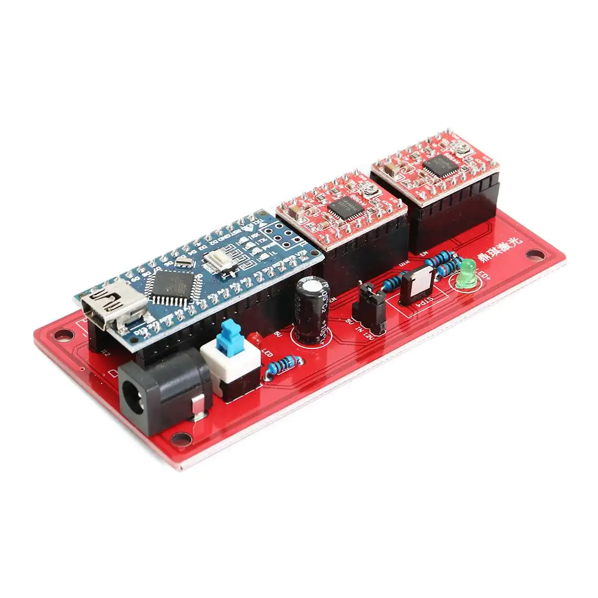 USB 2-axis control board laser driver DIY laser engraving machine motherboard supports adjustable laser module output