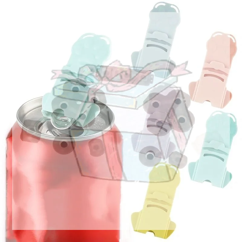 【CC】1/5 Pcs Portable And Simple Can Opener Macaron-Colored Cat Paw Shape Bottle Cap Remover Reusable Bottle Opener Kitchen Tools