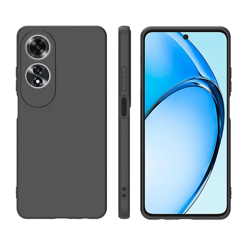 For OPPO A60 Case A 60 TPU Soft Black Slim Matte Silicone Case for OPPO A60 CPH2631 Back Cover OPPOA60 Phone Cases