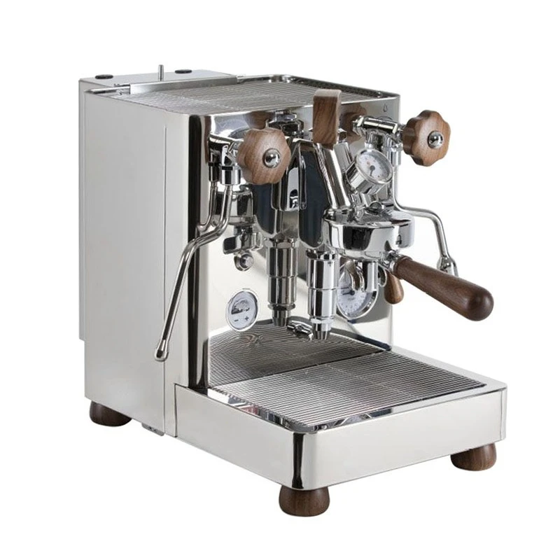 Semi-automatic espresso machine, single head double boiler, variable pressure home and commercial